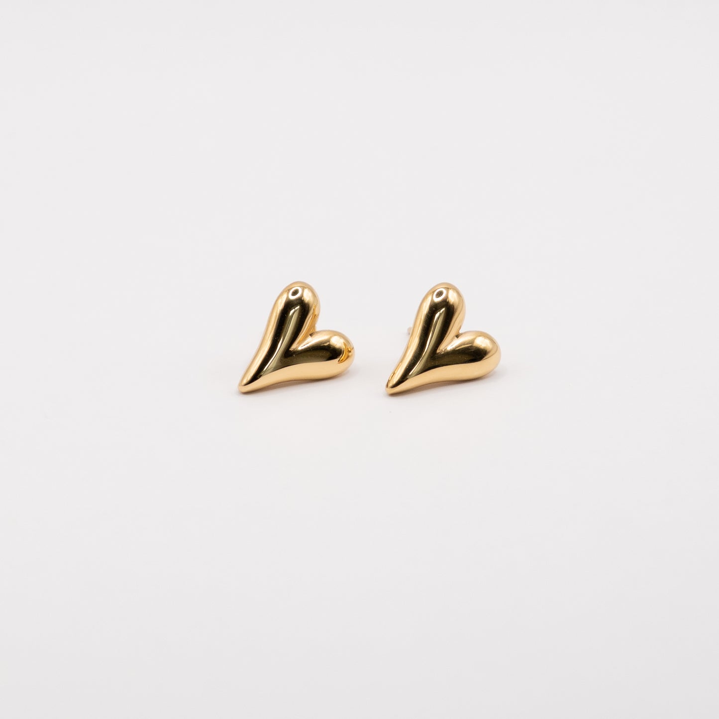Gold Amour Studs