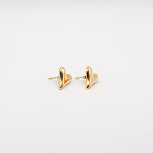 Gold Amour Studs