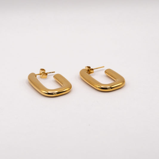 The Aria Gold Hoops