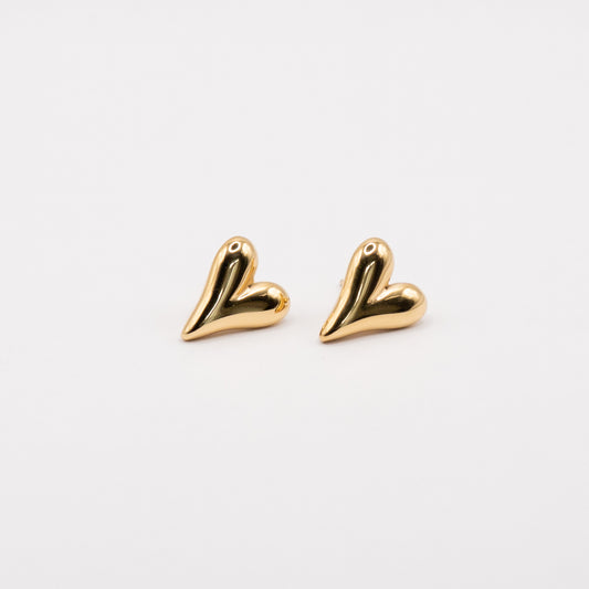 Gold Amour Studs
