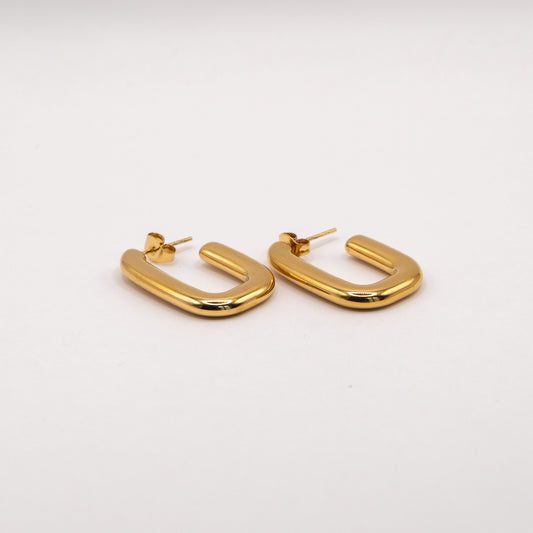The Aria Gold Hoops